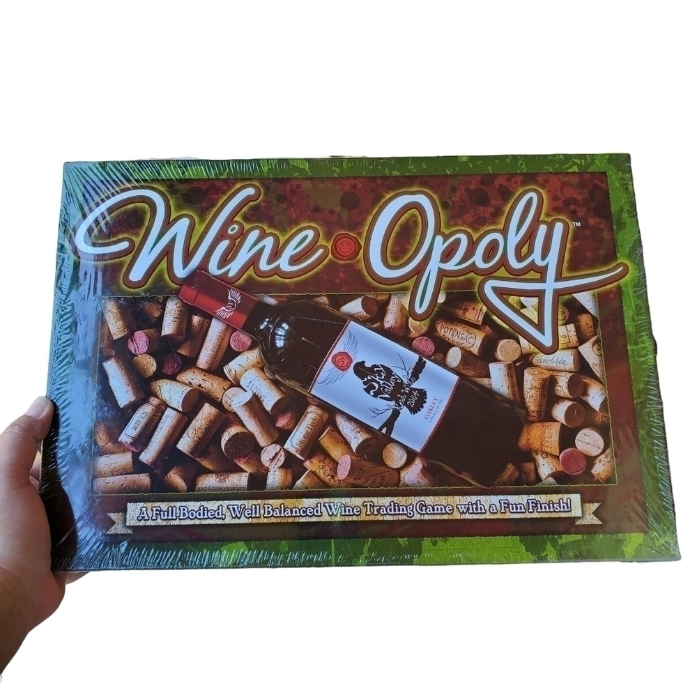 NEW sealed Wine Opoly Boardgame Trading game with a fun Finish